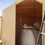 مظلات خزانات المياة